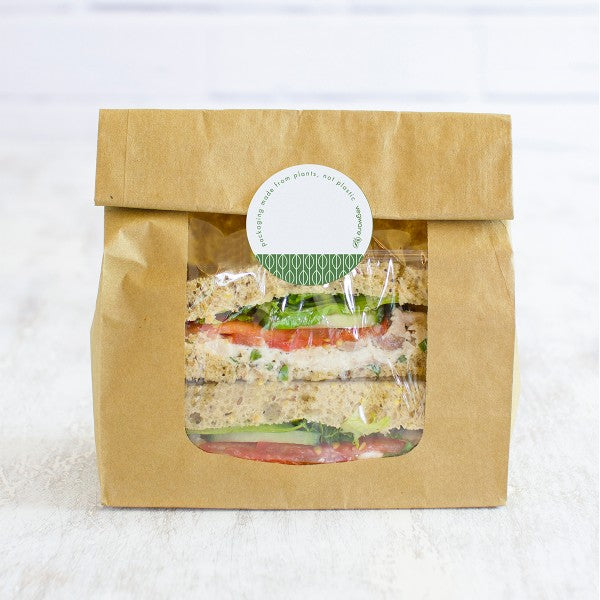 Vegware™ 1.7-inch round compostable eco stickers are available in two designs and made with compostable adhesive. Adhere to bags, containers or cups to shout about your packaging's eco credentials.
