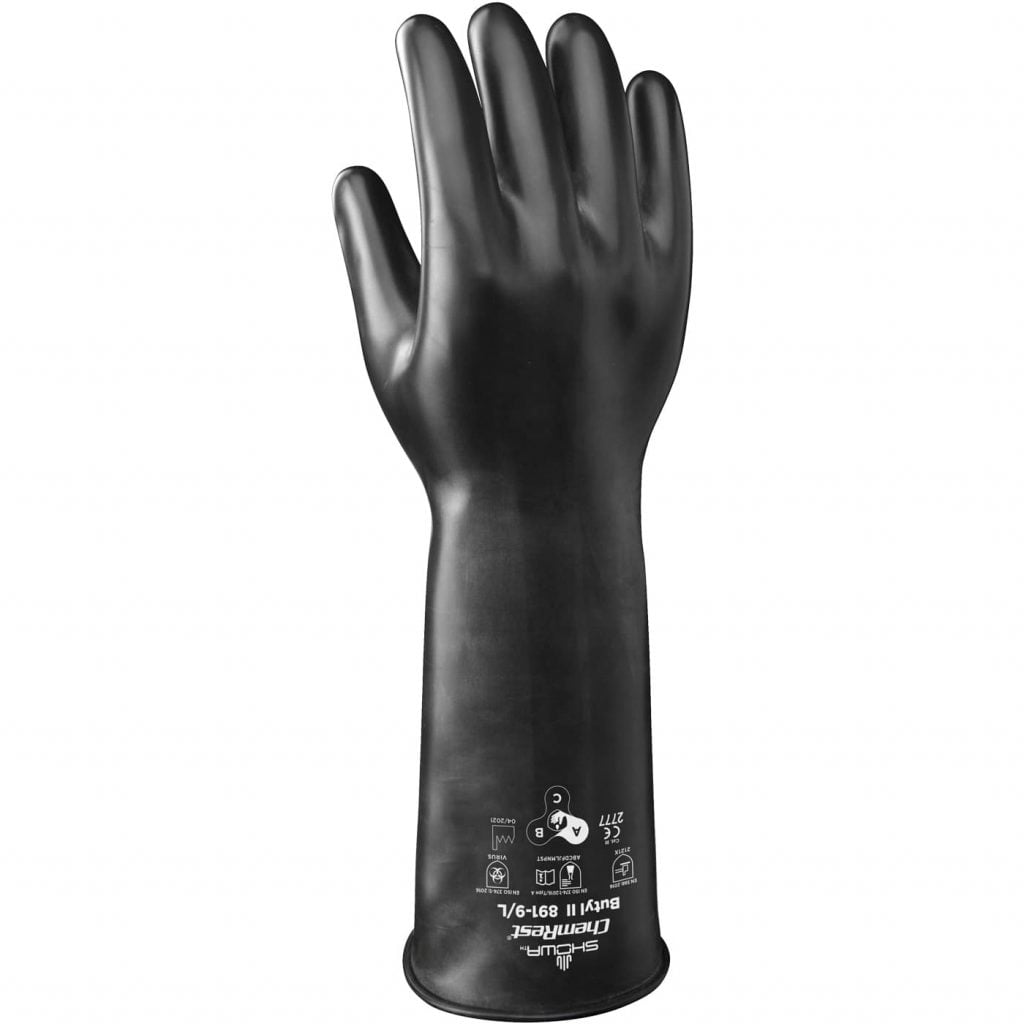 SHOWA® 891 Viton-Over-Butyl Chemical-Resistant Glove, 14"
