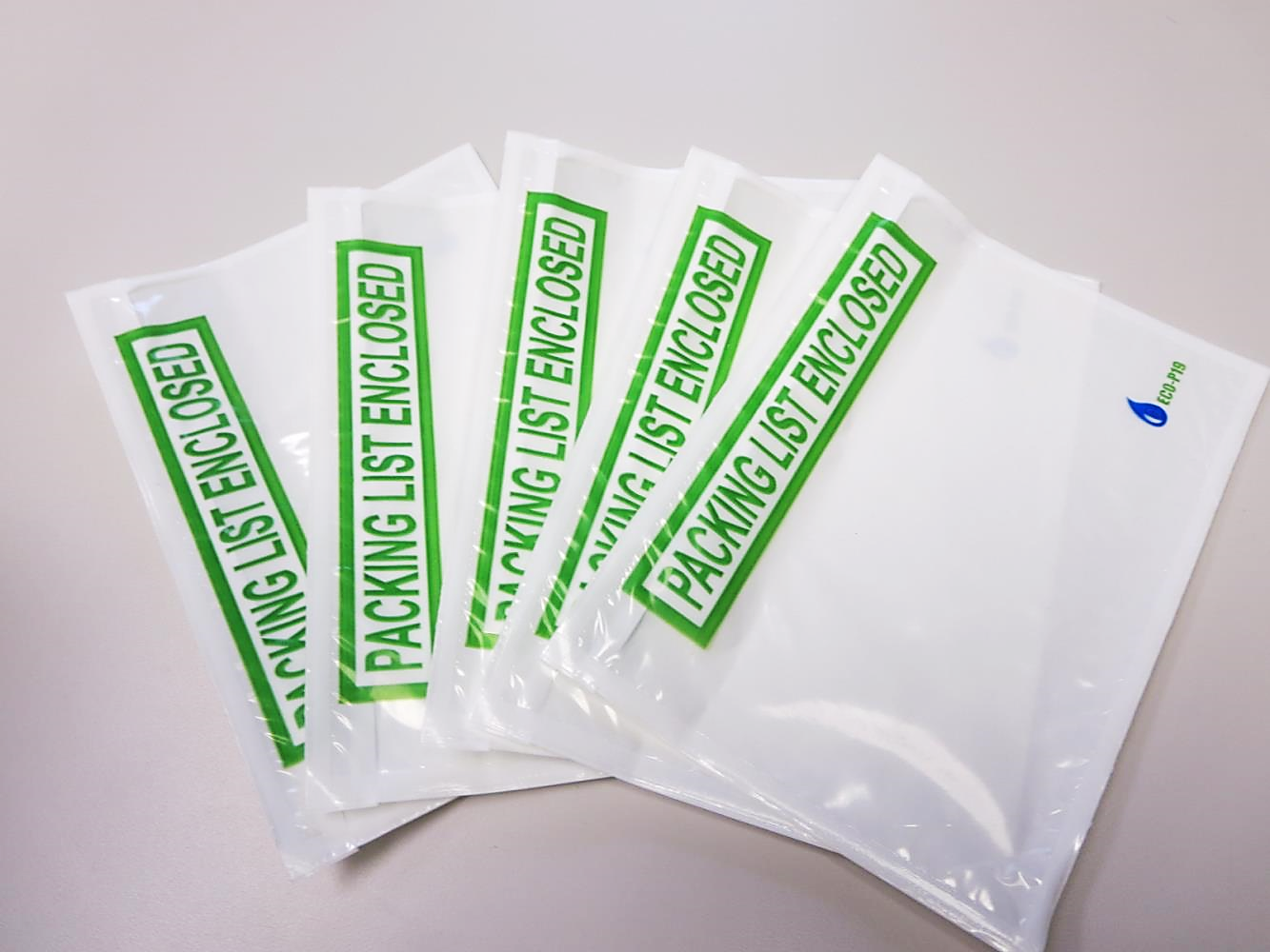 These 7.5" x 5.5" slips meet ASTM  D5511 standards while the ECO-ADM technology brings shippers and corporations enhanced biodegradable packaging supplies to make an impact in the earth friendly environmental movement.