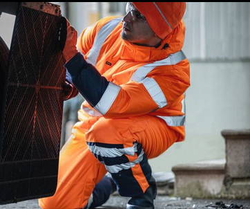PIP® Bisley® Hi-Vis Orange Extreme Cold Eco Class 3 Coverall