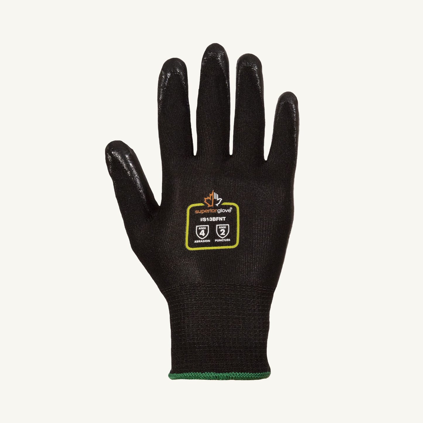 Superior Glove® Dexterity® S13BFNT Nitrile Dipped Work Gloves from Recycled Materials