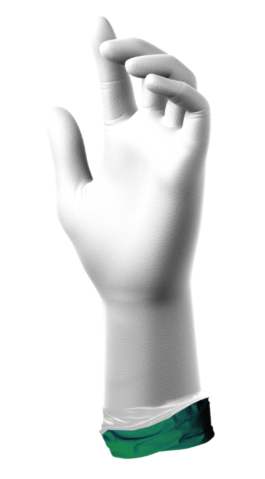 SW® Sustainability Solutions PF-12WG powder-free Nitrile Extended-Cuff Nitrile Examination Gloves with EcoTek Sustainable Technology, pH Natural, Energel and Breach Alert