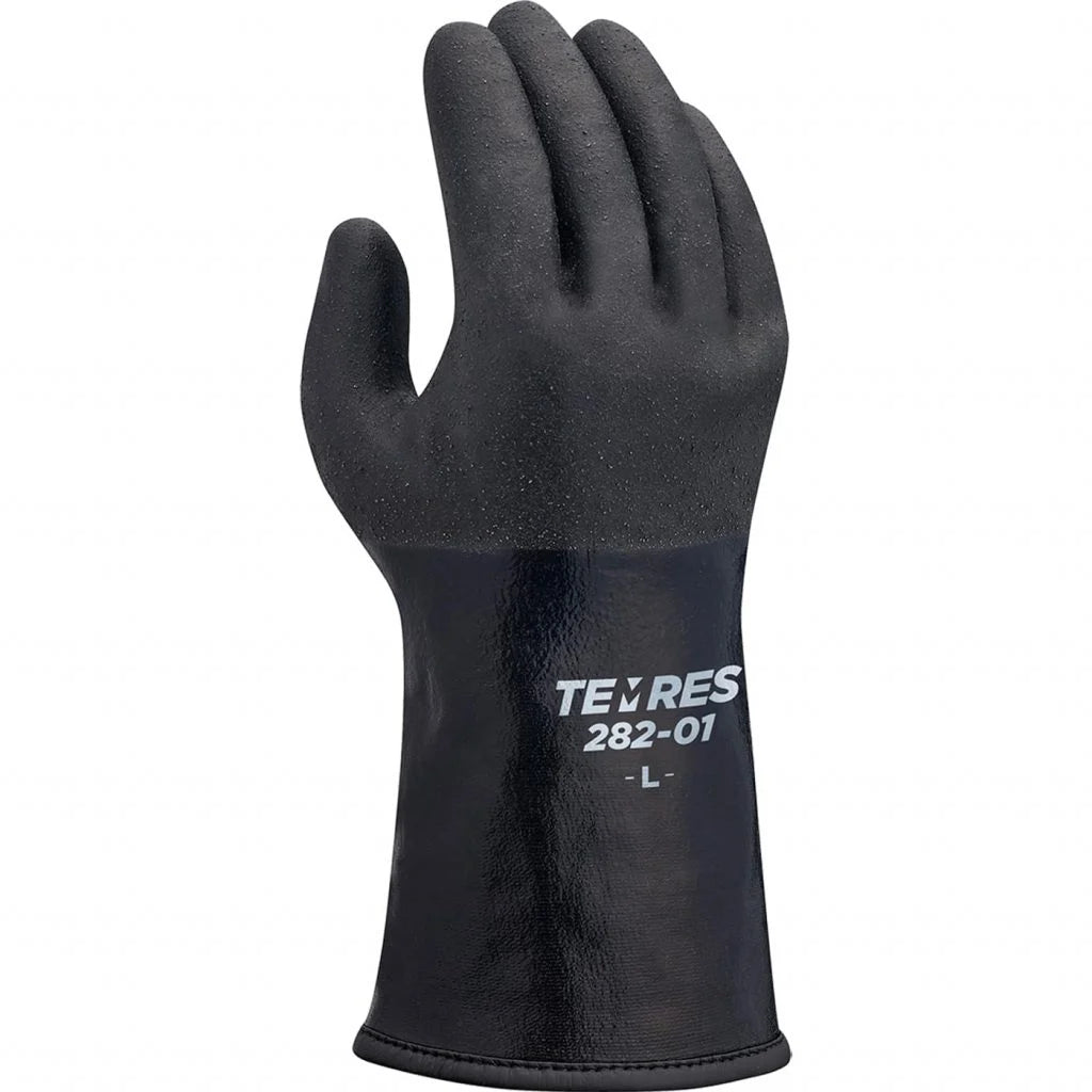 SHOWA TEMRES® 282-01 Thermal Insulated Waterproof Work Gloves, Black