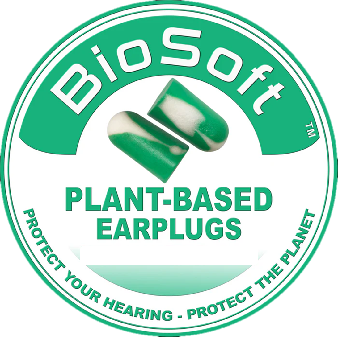 PIP® BSF-1B Mega Bullet™ BioSoft™ Bio-Based Foam Ear Plugs, Bulk - NRR 32 (500ct)