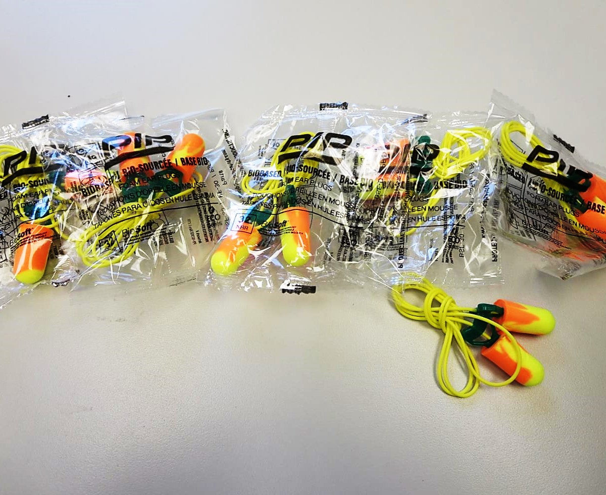 Pinchfit™ BioSoft™ Disposable Bio-based Corded Foam Ear Plug with Pinchfit™ Technology - NRR 32 #PF-30