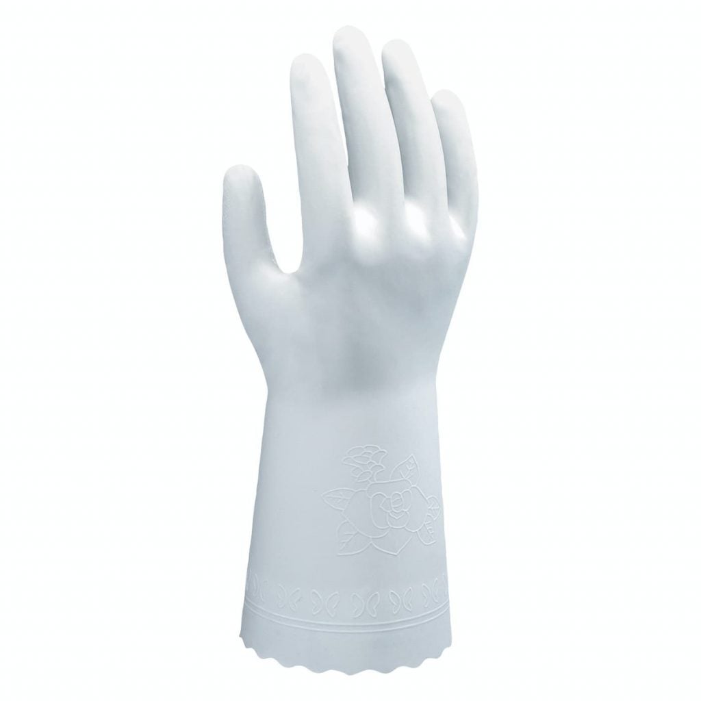 SHOWA® B0700 Unsupported PVC Embossed Grip Glove, White