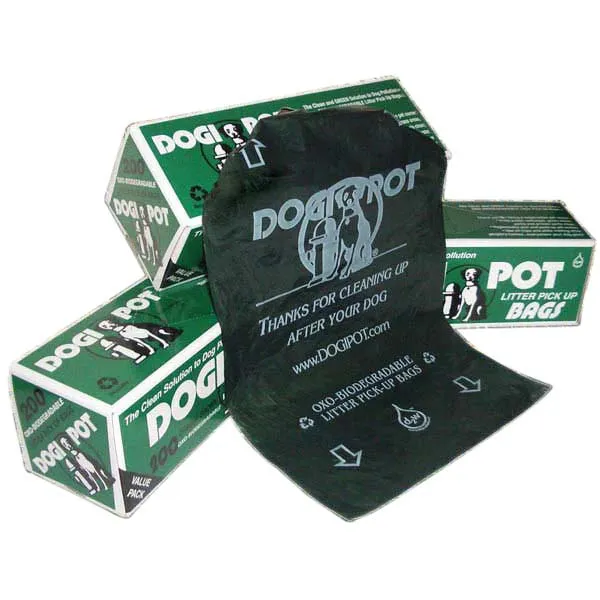 Dogipot® Smart Litter Pick Up Bags™, Opage Green 8in x 13in