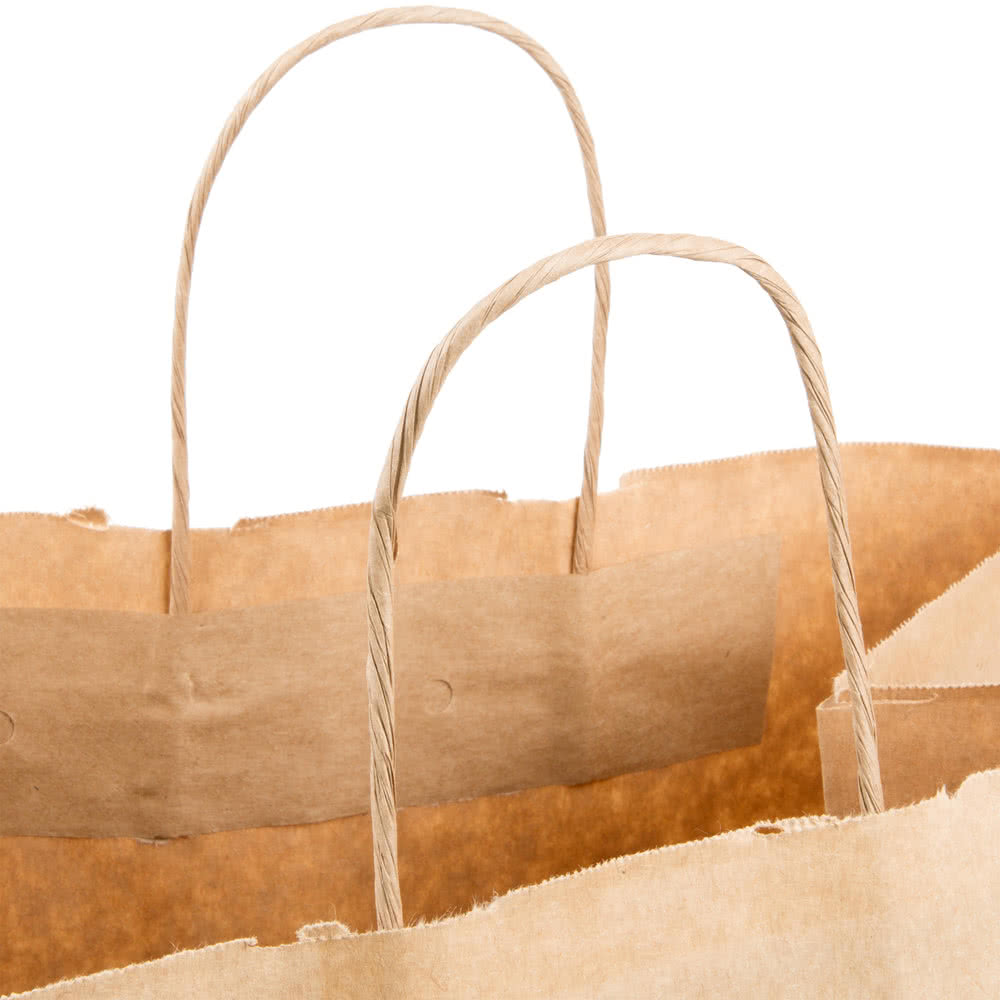 close up image of tiwst paper handles