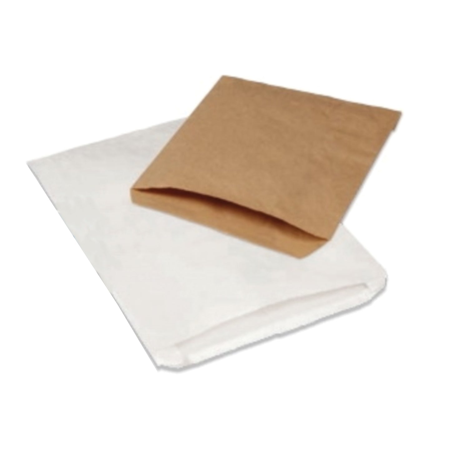 Ideal for newsprint, calendars, magazines, gift cards and more, these 15in x 18in Duro Bag® Dubl Life® 30# Kraft Paper Merchandise Bags are BPI® compostable and FSC® certified. Sold 500 per case.