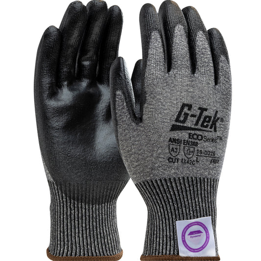 PIP® G-Tek® 19-D336 ECOSeries™ 3GX® PU Coated A3 Bio-Based Safety Gloves