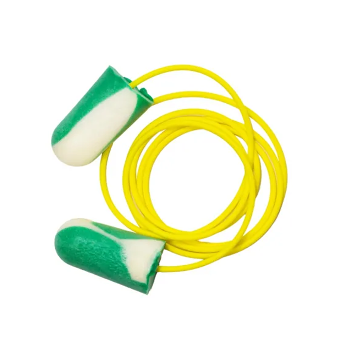 PIP® BSF-30 Mega Bullet™ BioSoft™ Bio-Based Foam Corded Ear Plugs - NRR 32 (100ct)