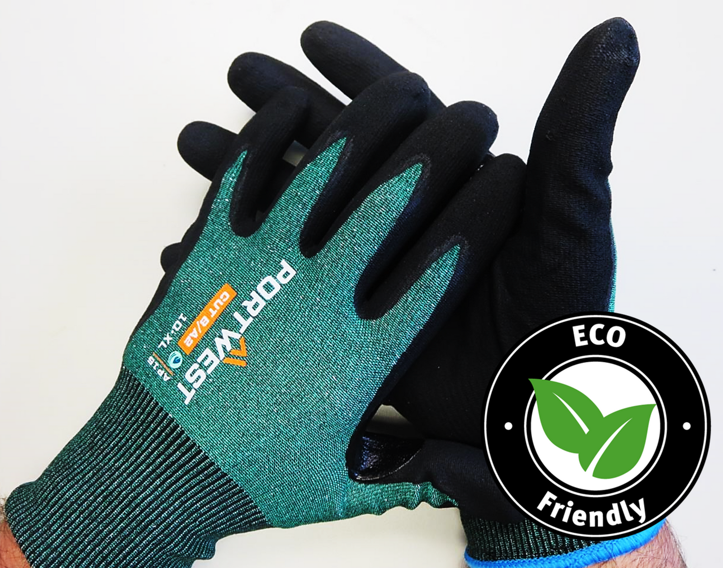 Portwest® Planet AP15 Microfoam Nitrile Coated A2 Bio-Based Safety Gloves