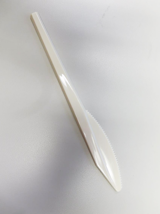 StrawFish® 7655035 Biodegradable Unwrapped Knife - Natural