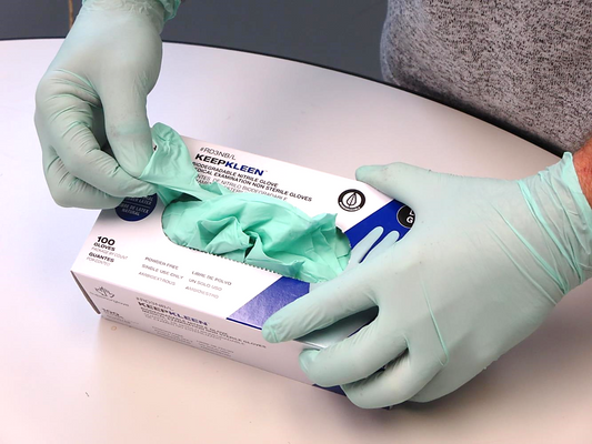 This class 1 medical grade KeepKleen® RD3NB Biodegradable Nitrile Exam Gloves from Superior Glove® feature a special additive that makes them biodegradable in landfill per ASTM D5511 standard. Tested for fatal toxins and FDA food contact approved.