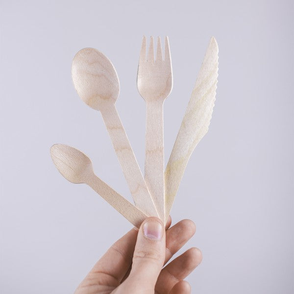 Vegware™ wooden forks are strong, sturdy and perform well in hot or cold foods. A great alternative to plastic cutlery. They provide a great first impression and are well accepted by customers.