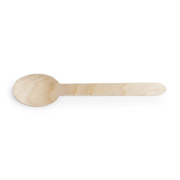 Vegware™ wooden spoons are strong, sturdy and perform well in hot or cold foods. A great alternative to plastic cutlery. They provide a great first impression and are well accepted by customers.