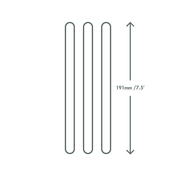 Vegware™ 7.5-in wooden stirrers are strong, sturdy and perform well in hot drinks. A great alternative to plastic, they provide a great first impression and are well accepted by customers.