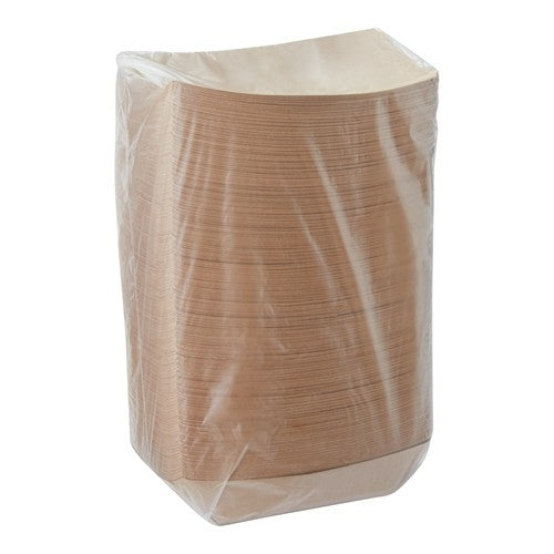 EcoSmart® 3-lb Unbleached Polycoat Paper Food Trays Compost in Landfill