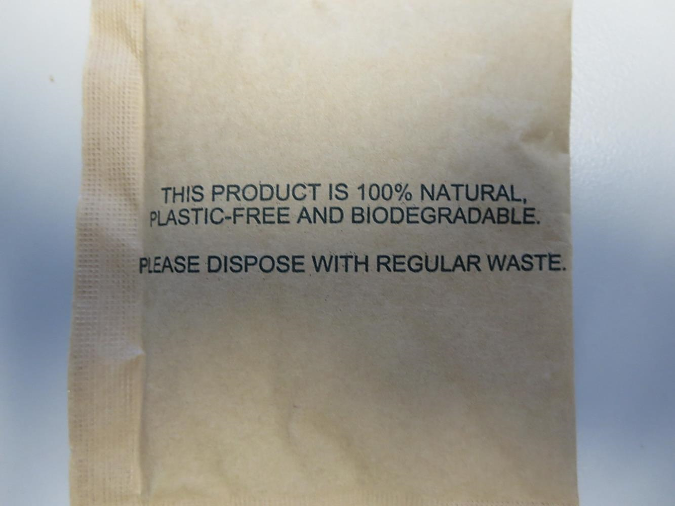 Micro-Pak® Dri Clay® Kraft All-Natural 1 Gram Clay Desiccant Packet is Biodegradable in Landfill and Outperforms Silica Gel & Calcium Chloride Moisture Absorbers