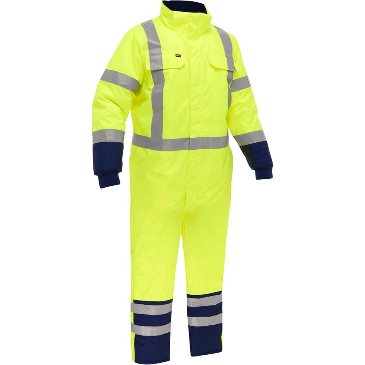 PIP® Bisley® Hi-Vis Yellow Extreme Cold Eco Class 3 Coverall with no hood