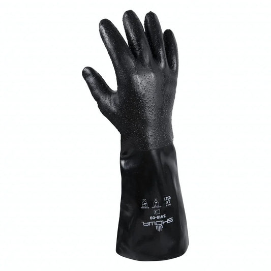 SHOWA 3415 Chemical Resistant Neoprene Gloves, Rough Grip, 355mm