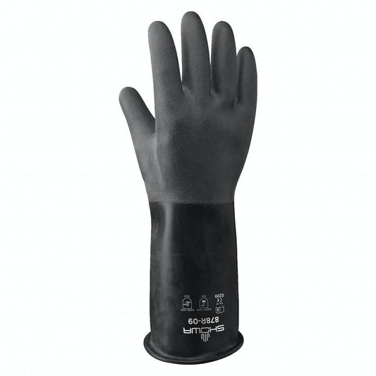 SHOWA® 878R Chemical-Resistant Unsupported Butyl Glove, Rough Finish, 14", 25-mil