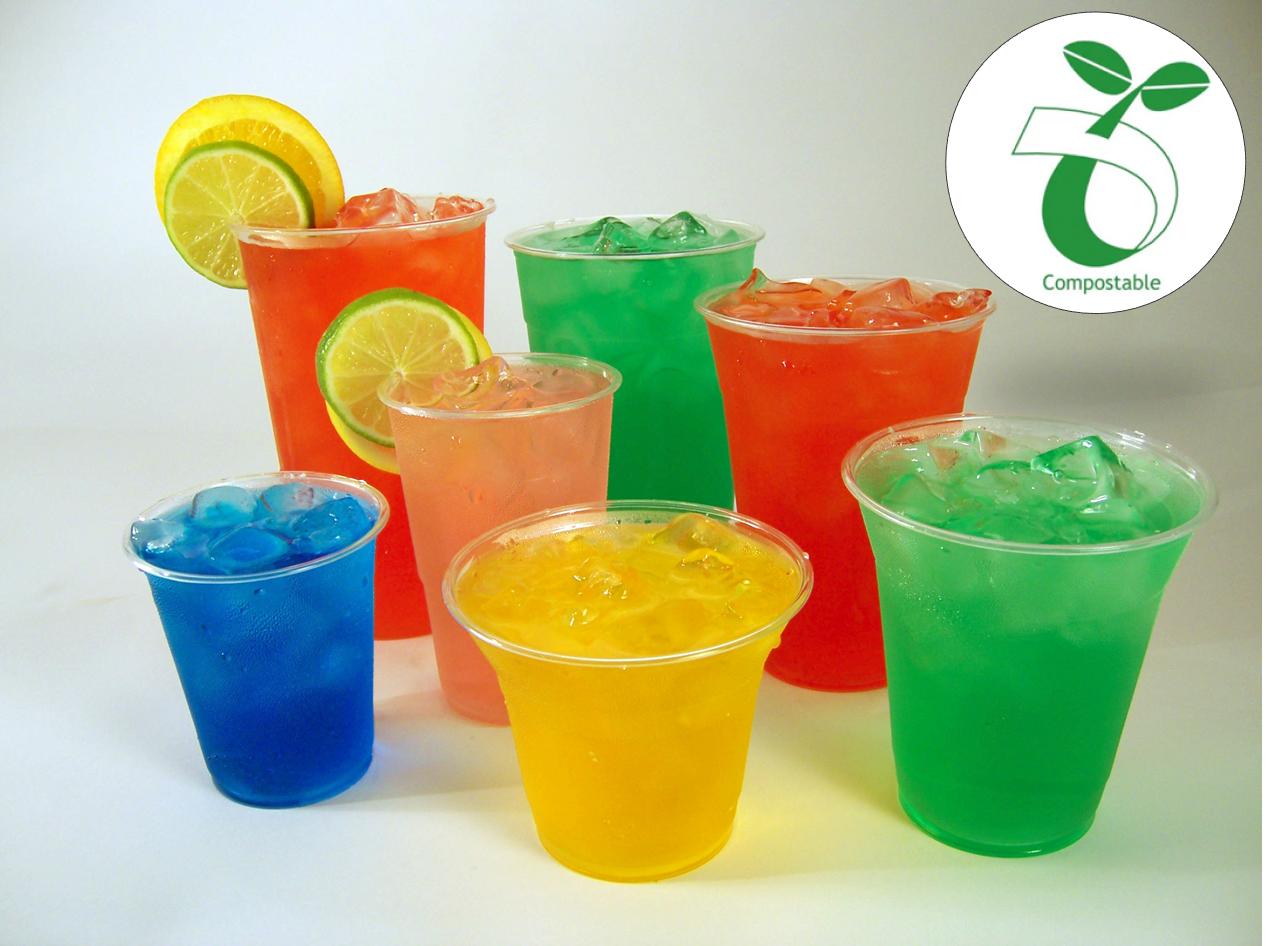 BioSelect® 9oz PLA Cold Cups are made with using Ingeo™ corn resins that are 100% biodegradable and 100% compostable. These single-use cold cups are perfect for juice, soda, milk, juice, ice tea, alcoholic drinks, fruits, snacks and more.