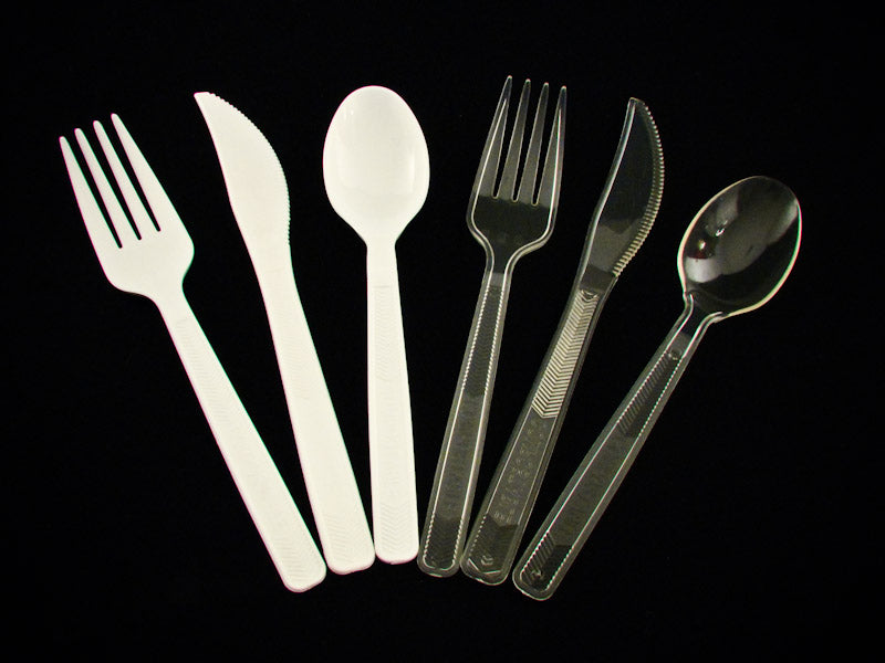 Designed for cold applications, BioSelect® medium-weight cutlery forks are are made with Ingeo™ corn resins that are 100% biodegradable, 100% compostable and available in white or clear