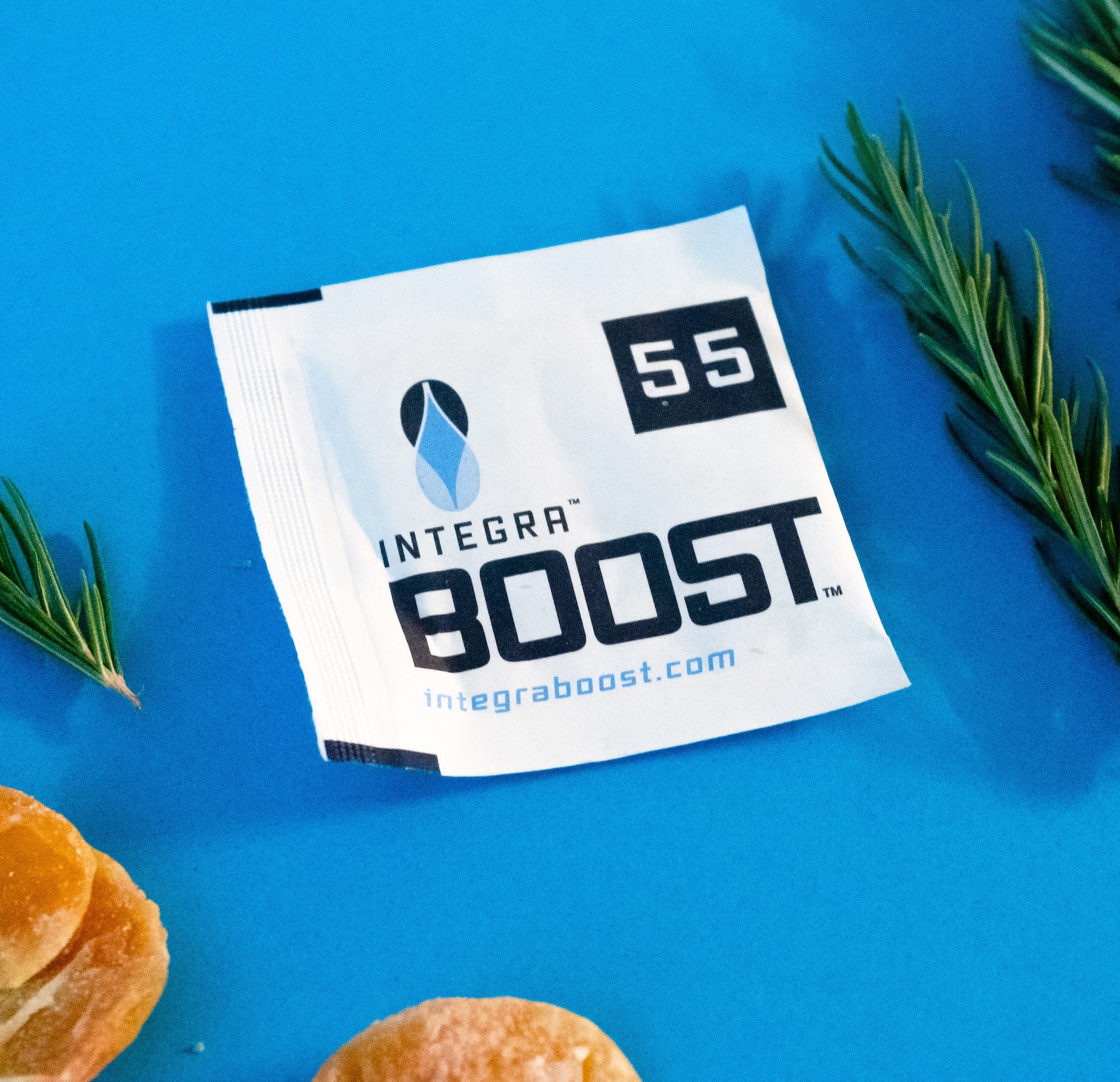 Integra Boost® 1 Gram 55% rH Humidity Control Packets are salt-free, spill-proof and FDA-complaint so you can safely and confidently place Integra BOOST® packs directly inside a container or jar to absorb and/or provide excess moisture as needed
