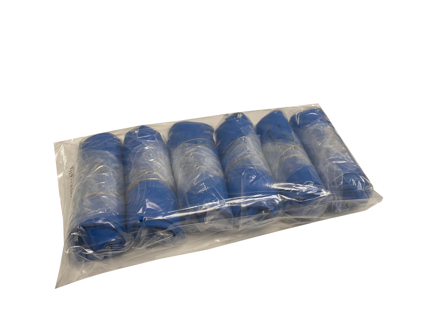 SW® SkinGuard™ PC-F22B 22-Mil Flock-Lined Natural Rubber Latex Chemical Resistant Gloves, 12.6", Blue
