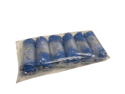 SW® SkinGuard™ PC-F22B 22-Mil Flock-Lined Natural Rubber Latex Chemical Resistant Gloves, 12.6", Blue