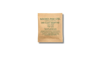 Micro-Pak® Dri Clay® Kraft X2 Biodegradable Desiccants, 6 Gram (Apparel Version - 2000ct)
