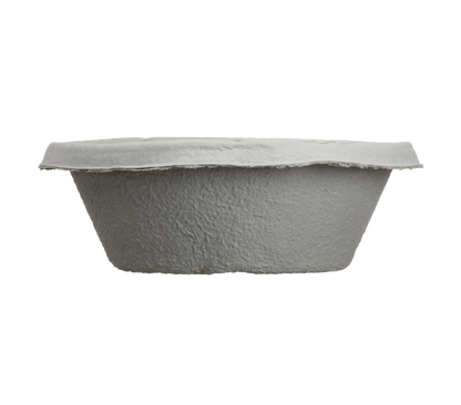 These large, 12-inch diameter single-use medical grade fiber bowls are constructed with a biodegradable pulp fiber made from 100% recycled newsprint and ideal for handling large fluid volumes. 