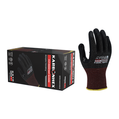 SW® KarbonHex™ KX10 C36590 18G Cut-Resistant PU/Nitrile Coated Work Gloves, Micro Foam Grip
