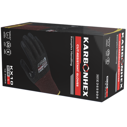 SW® KarbonHex™ KX10 C36590 18G Cut-Resistant PU/Nitrile Coated Work Gloves, Micro Foam Grip