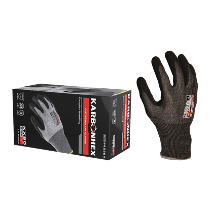 SW® KarbonHex™ KX80 C44280 18G A4 Cut-Resistant Nitrile Work Gloves, Touchscreen Compatible
