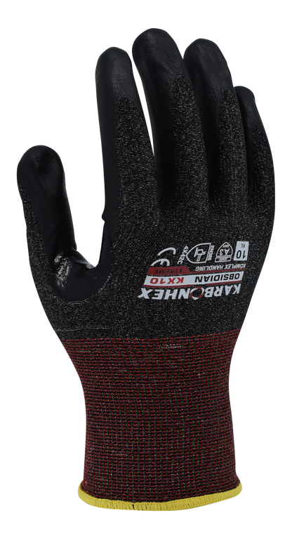 SW® KarbonHex™ KX10 C36590 18G Cut-Resistant PU/Nitrile Coated Work Gloves, Micro Foam Grip
