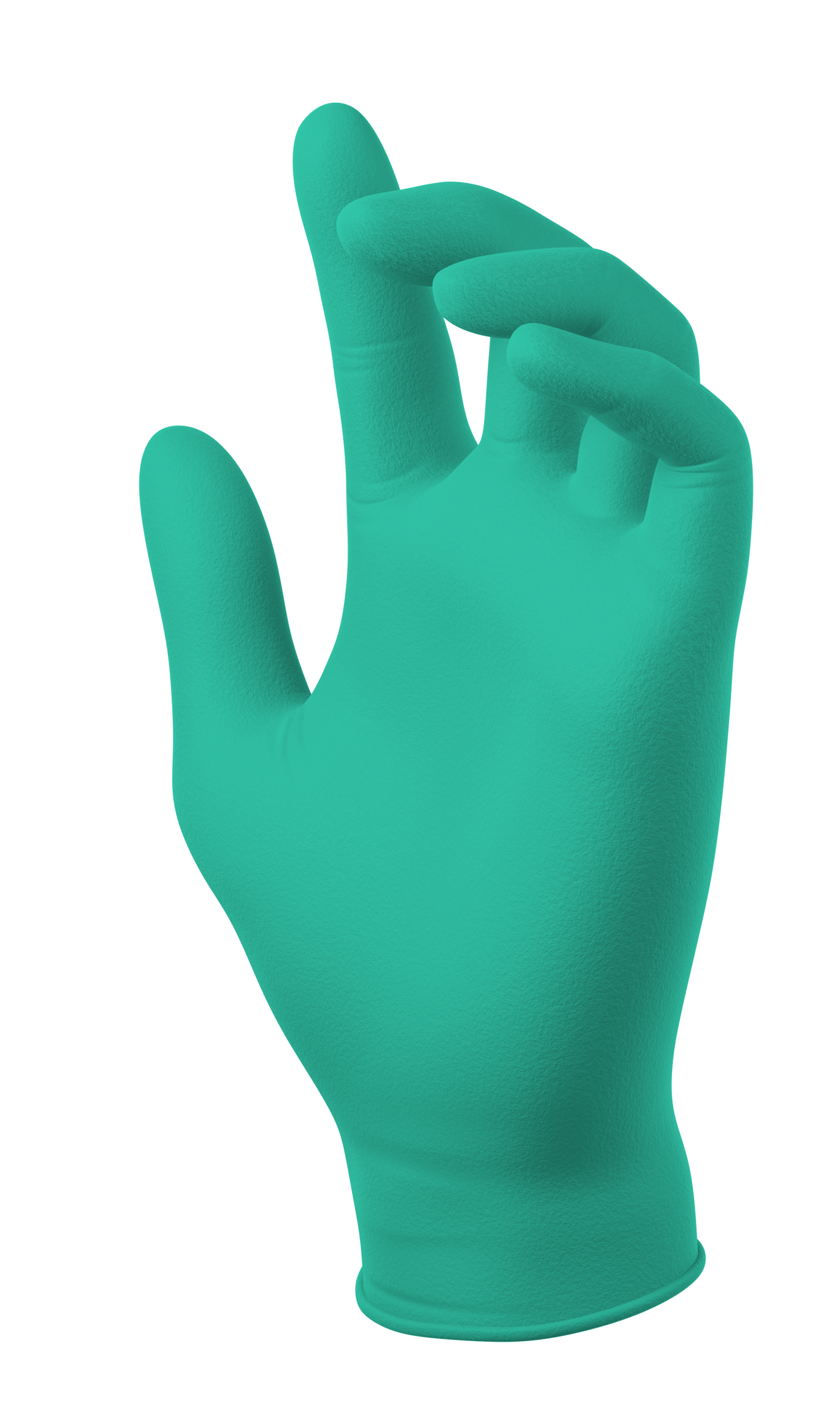 SW® PowerChem® PC-045-095GR Powder-Free Neoprene Single-Use Gloves, 3.5-mil, 100ct