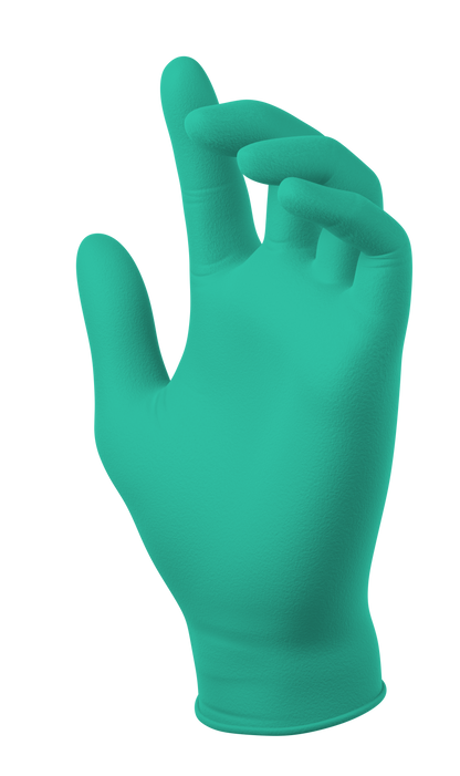 SW® PowerChem® PC-045-095GR Powder-Free Neoprene Single-Use Gloves, 3.5-mil, 100ct
