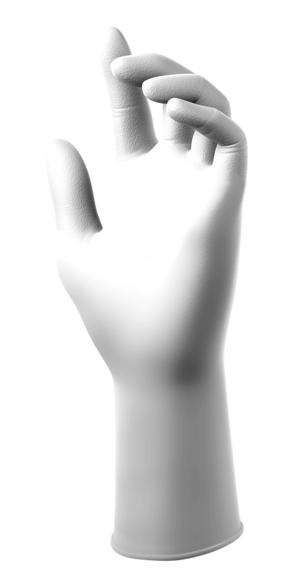 SW® PowerChem® PC-12WT100 EcoTek® Sustainable Nitrile Cleanroom Gloves, 12", 100ct