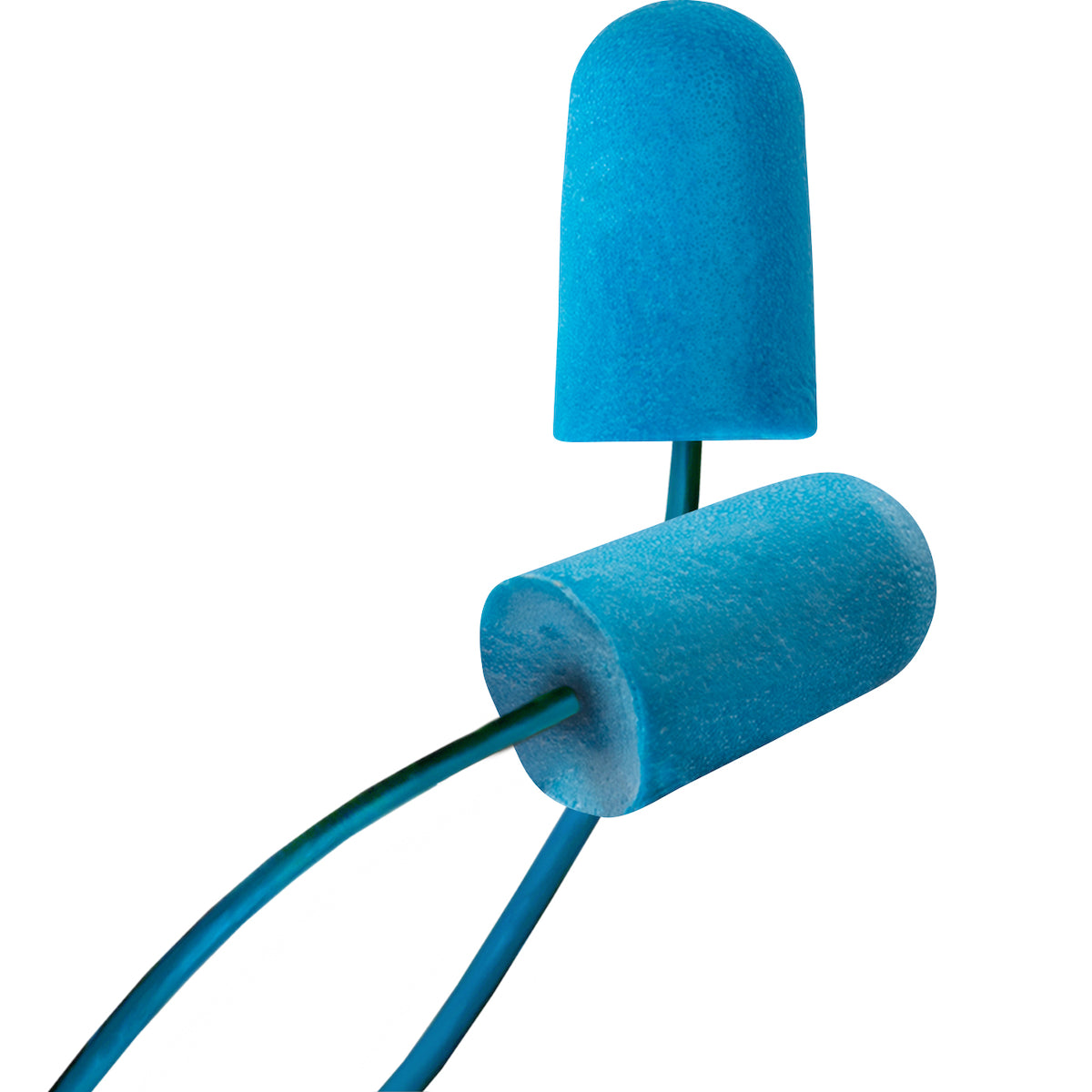 The blue color, metal detectable Food Pro Bullet™ BioSoft™ BSF-D disposable ear plug foam material provides the same fit and performance as conventional polyurethane or PVC materials, but with a lower carbon footprint. This innovative technology not only reduces emissions during manufacturing, but it contains bio-based materials making BioSoft™ more environmentally friendly at end of use