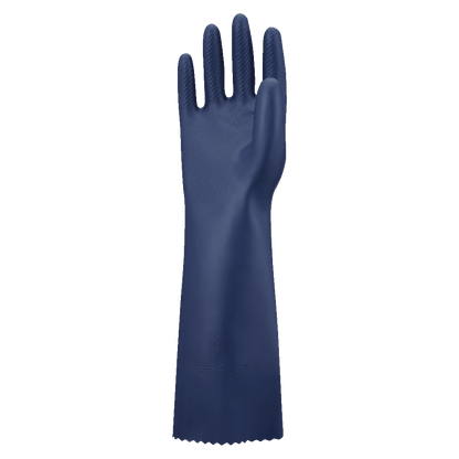 SHOWA CN741 Biodegradable Chemical Resistant Nitrile Gloves, EBT, Wave Grip, 380mm