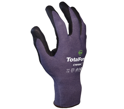 SW® TotalForm® TF-14BK Bio-Based Nitrile Coated A1 Work Gloves