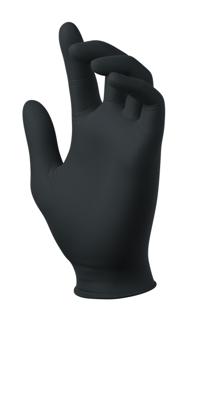SW® TrueForm® TF-95BK Powder-Free EcoTek® Sustainable Nitrile Exam Gloves, 200ct
