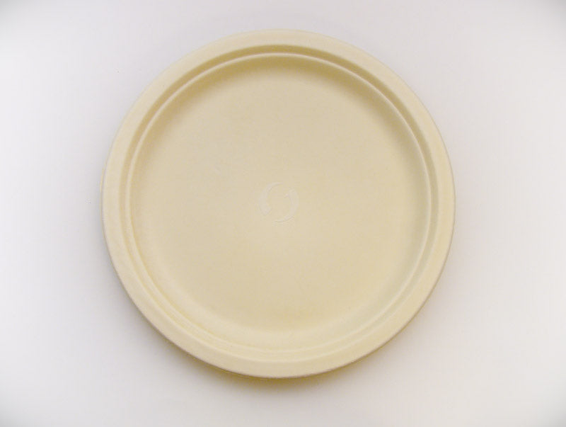 These strong and 100% compostable 9-inch bagasse plates are constructed with sugarcane stalks naturally left behind when all the sugars have been extracted. 