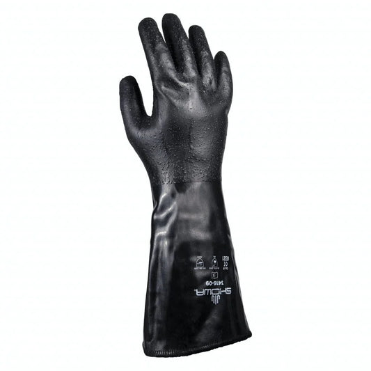 SHOWA® 3416 Neoprene Fully Coated Cut-Resistant Glove, ANSI A5, Navy