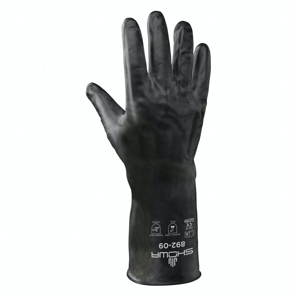SHOWA® 892 Viton-Over-Butyl Chemical-Resistant Glove, 12", 12-mil