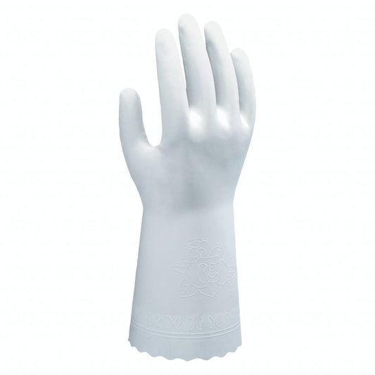 SHOWA® B0700 Unsupported PVC Embossed Grip Glove, White