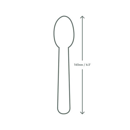 Vegware™ VW-SP6.5W Compostable 6.5in CPLA Spoon, Individually Wrapped (1000ct) - image 2