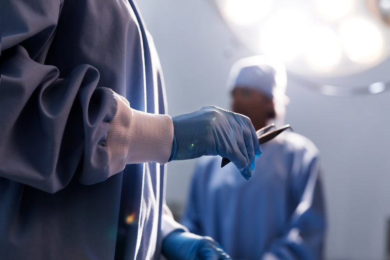Biodegradable gloves for laboratories, healthcare and dental care